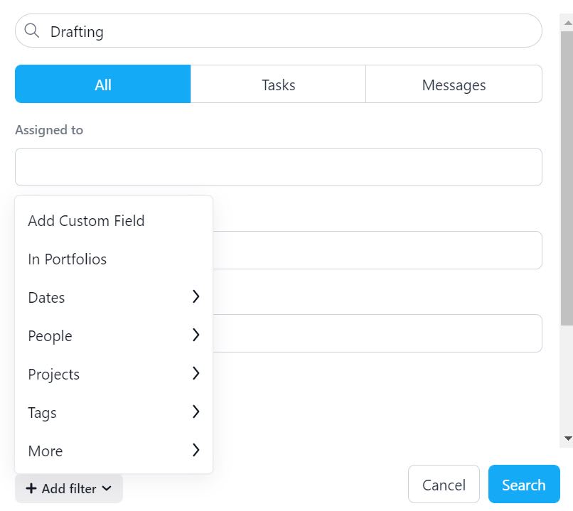 Search Dialog Box